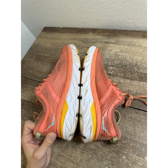 Hoka One One Bondi 7 Camellia Costal Shade Women's Running Shoes Size 10 - Picture 5 of 8